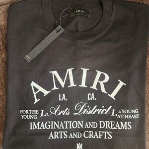 AMIRI Black and White Graphic Kids Tee